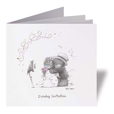 Me to You Bear Personalised Evening Wedding Invitations Per 20 £64.99